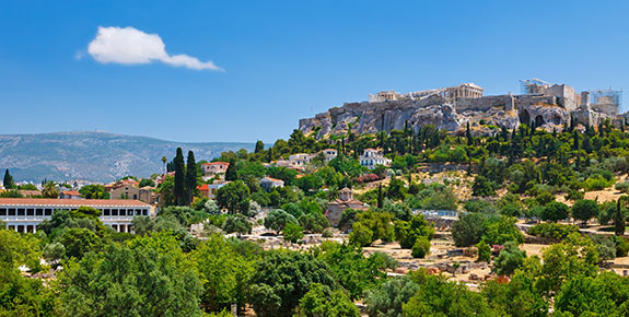 Ancient Agora in Athens Greece